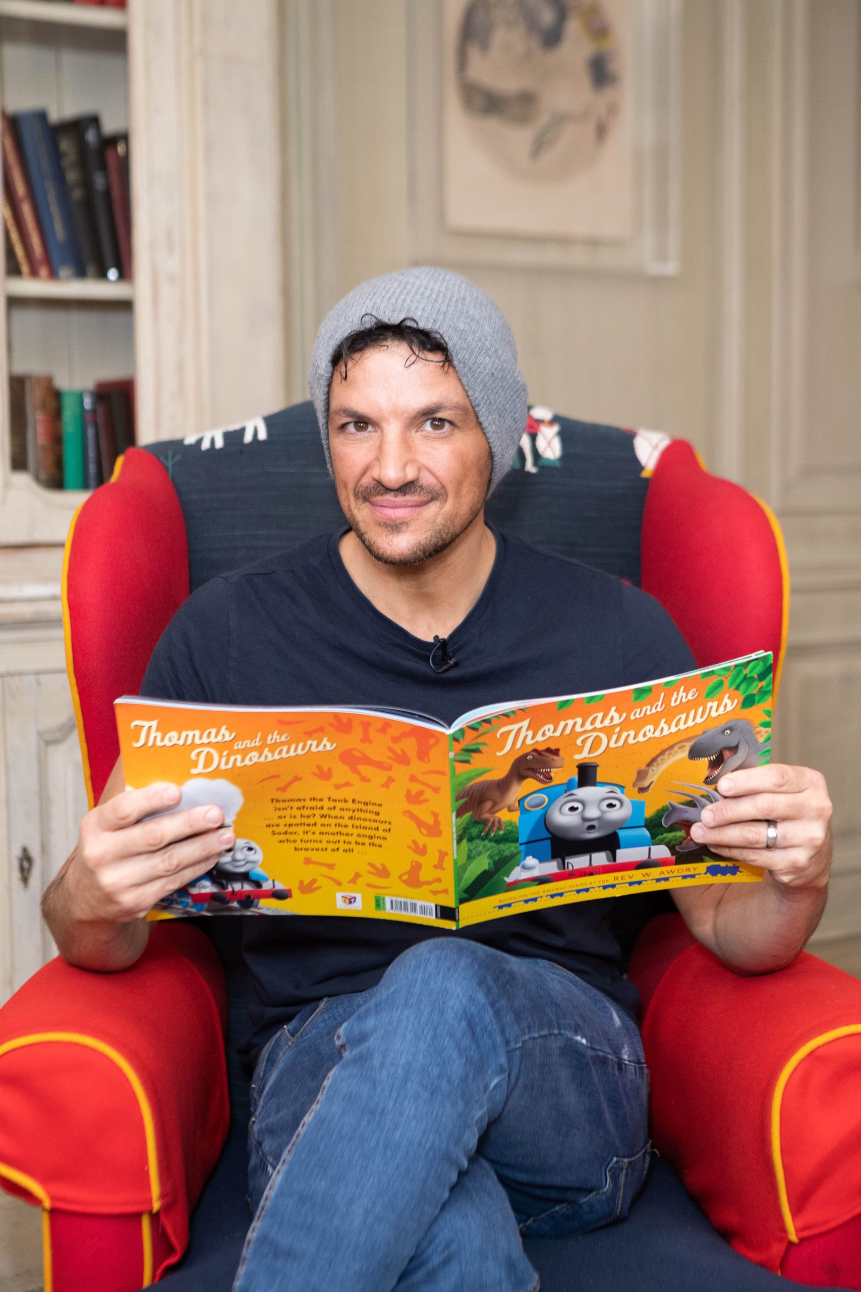 Celebrity Fathers Team Up For Thomas, Thomas The Tank Bookcase