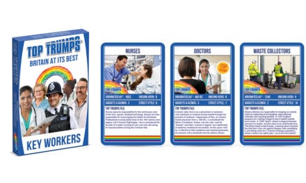 Top Trumps honours key Covid 19 workers in the UK