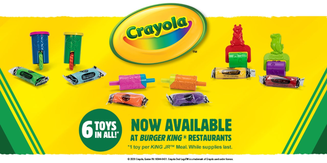 Burger King Partners with Crayola