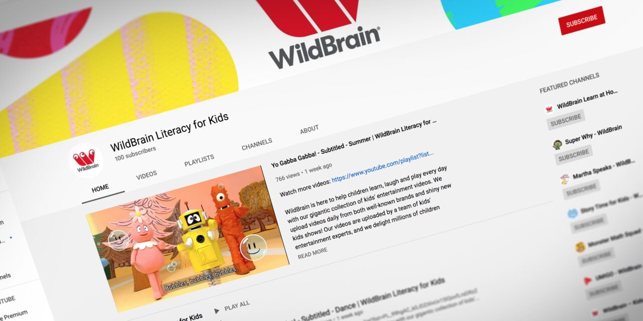 WildBrain Spark Supporting Literacy in Kids