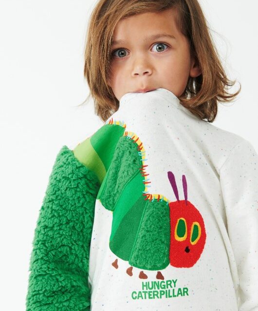 VERY HUNGRY CATERPILLAR TAKES A BITE OUT OF PETER ALEXANDER