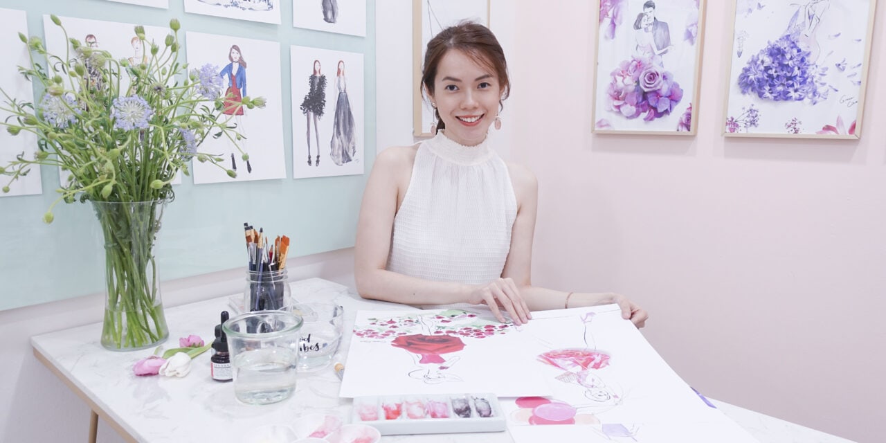 The Brand Liaison to Represent Luxury Floral Illustrator Grace Ciao