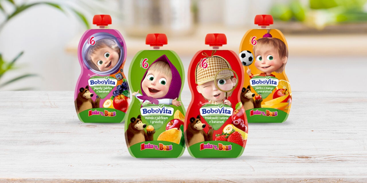 Danone Introduces new Masha fruit pouches in Eastern Europe