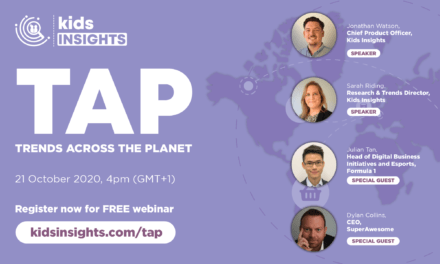 Kids Insights Webinar Taking Place 21 October