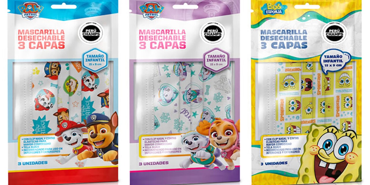 Biotec Chile create Nickelodeon facemasks