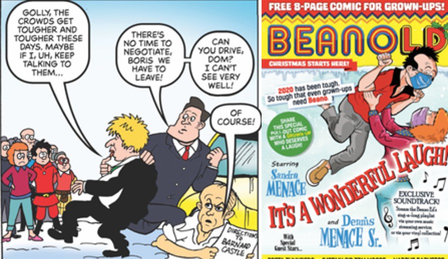 Captain Sir Thomas Moore, Dominic Cummings and Marcus Rashford star in ‘Beano for Grown Ups’