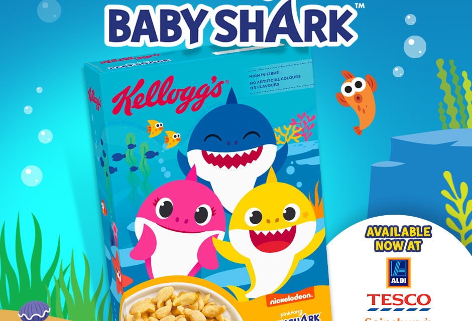 Baby Shark Cereal Coming from Kellogg and ViacomCBS Consumer Products