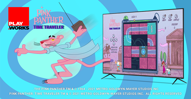 MGM and Play.Works Debut Pink Panther Time Traveler Game