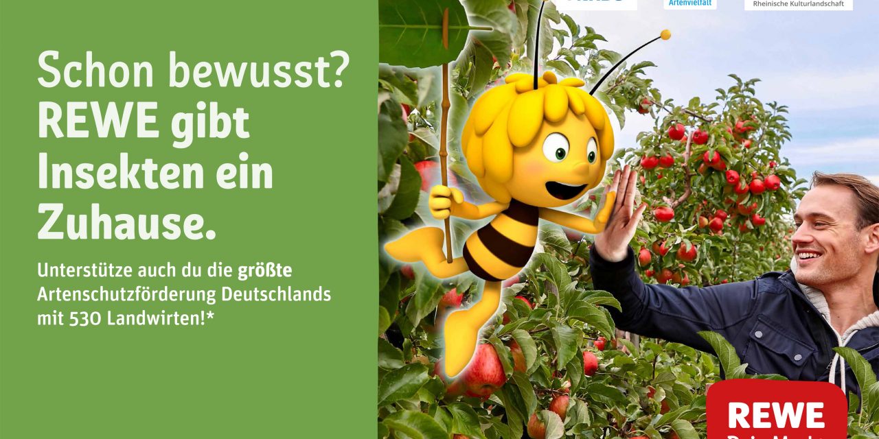 REWE Appoints Maya the Bee as Brand Ambassador