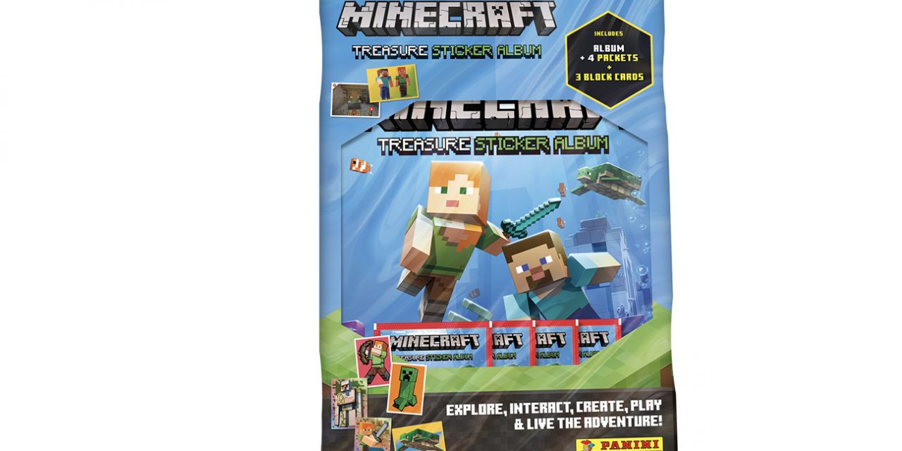 Panini Mincraft Treasure Sticker Album