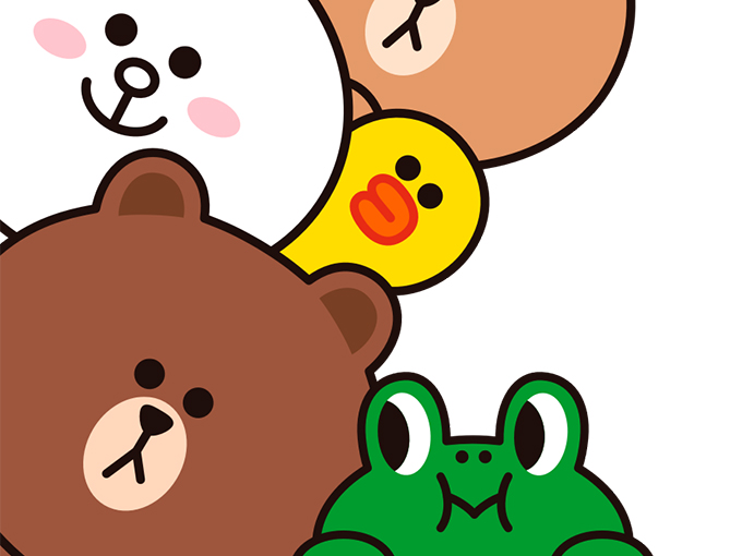 LINE FRIENDS collaborates with Maison Kitsuné