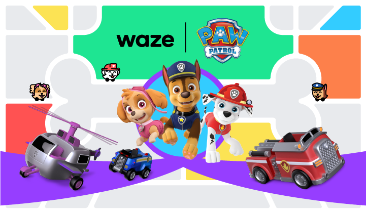PAW Patrol and Waze Save the Day