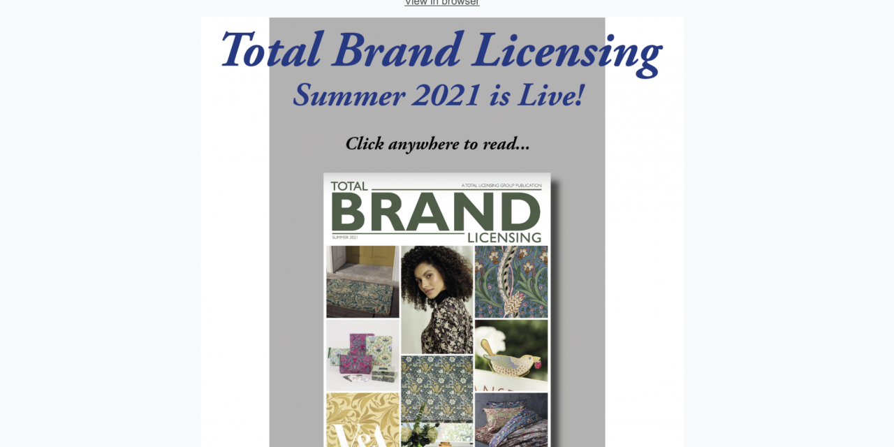 Total Brand Licensing Summer is live!