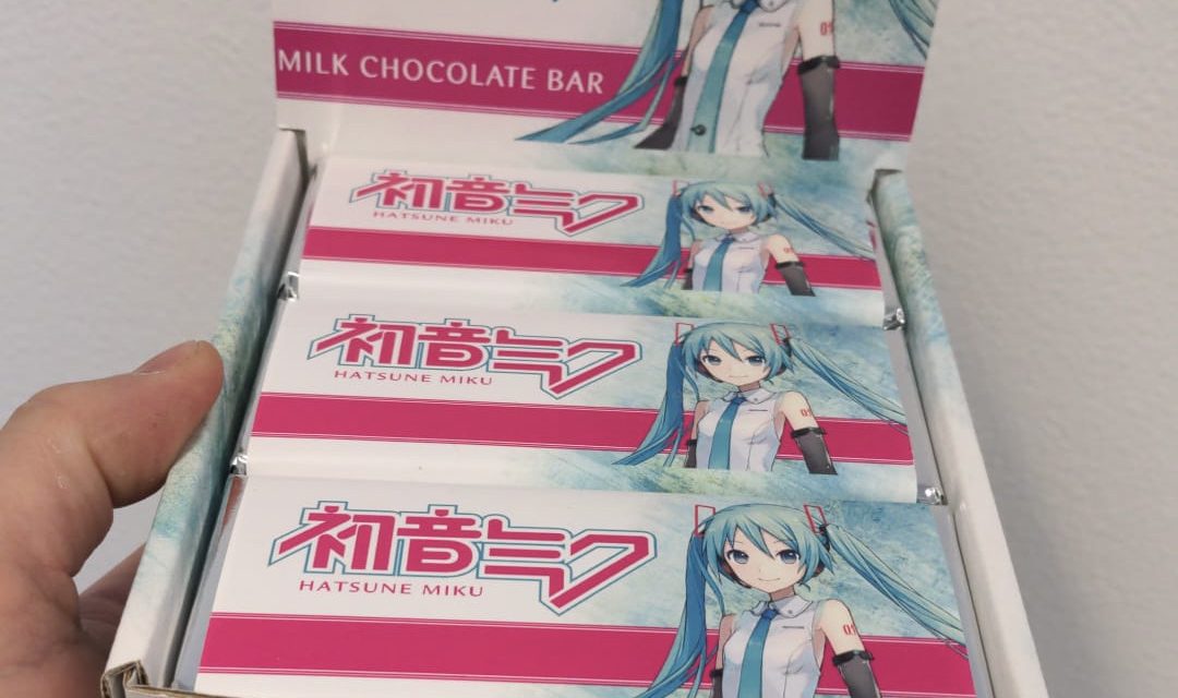 Hatsune Miku on Choc Bar Exclusive to HMV