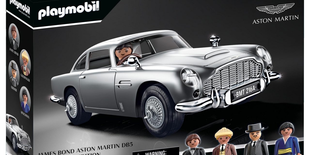 James Bond’s Aston Martin DB5, has been released by PLAYMOBIL Serving on Her Majesty’s Secret Service