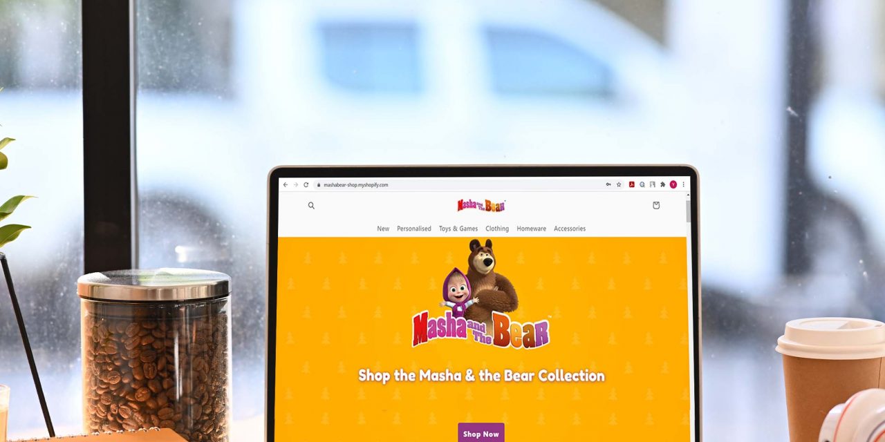 first Masha and the Bear e-shop Launches