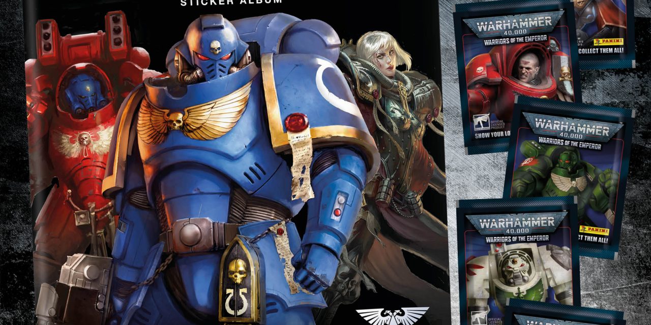 Warhammer Sticker and Trading Card Collectables with Panini
