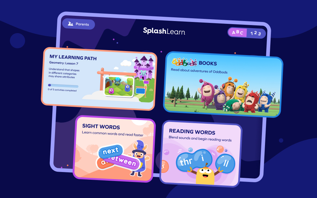 Oddbods books to be integrated into SplashLearn’s Reading Program