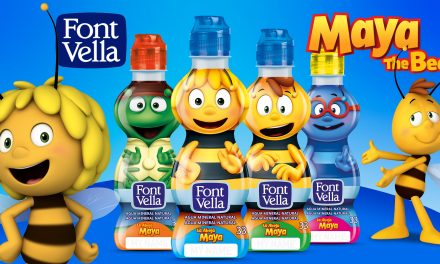 Maya the Bee: the New Danone Water Bottles Star