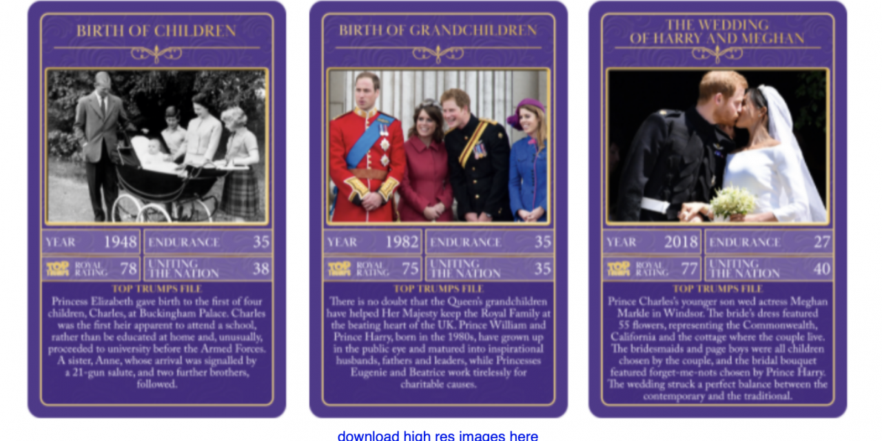 Top Trumps for the Platinum Jubilee