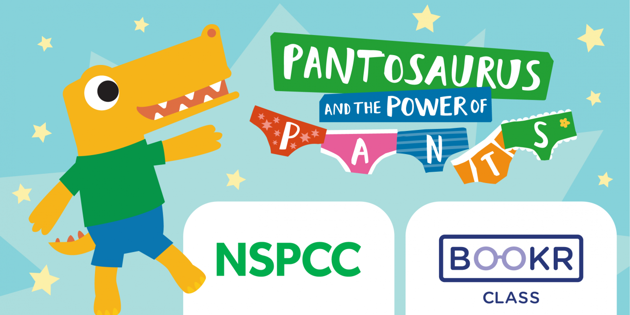 The NSPCC’s Pantosaurus and the POWER of PANTS story books partners with BookrClass