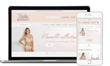 Bridget Bardot e-commerce Site Live