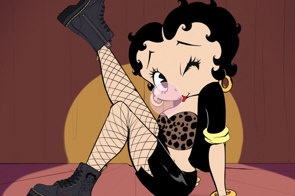 Betty Boop dons Dr. Martens for New Collaboration