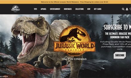 New Jurassic World webstore in Australia and New Zealand