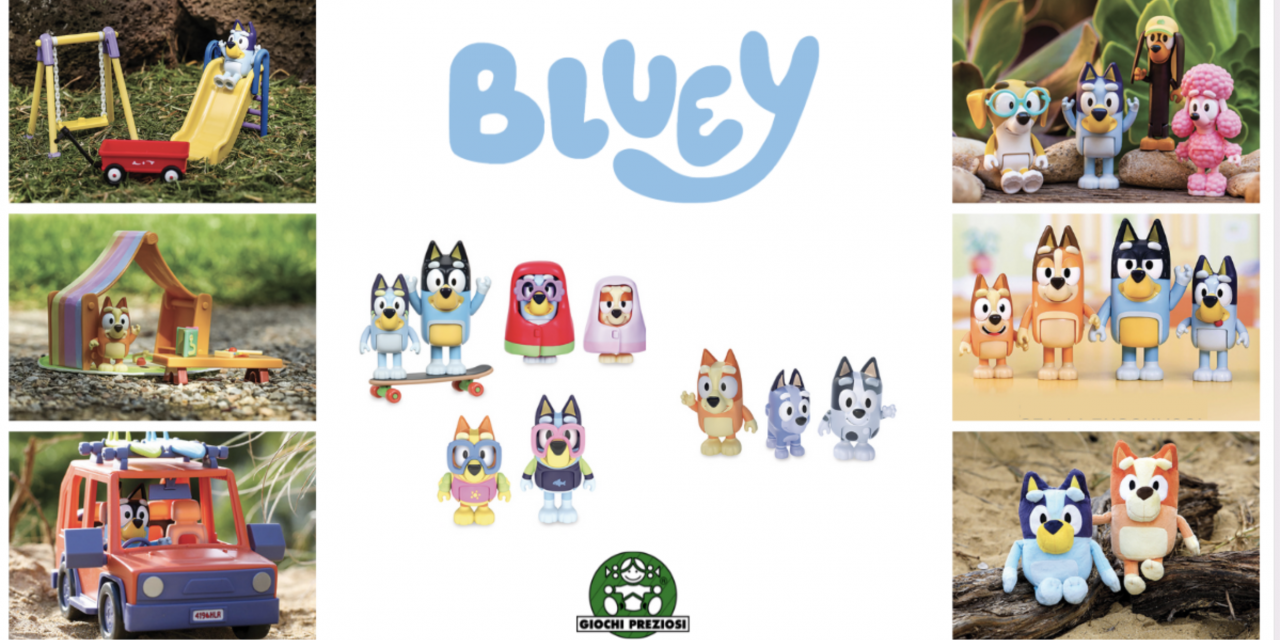 Maurizio Distefano Licensing announces the arrival of Bluey toys in Italy