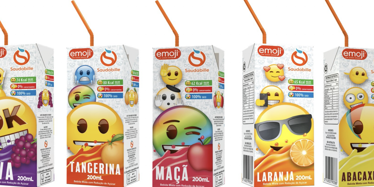 Saudabille launches juice line in Brazil with emoji  