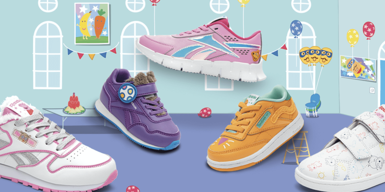 Peppa Puts her Best Foot Forward with Reebok