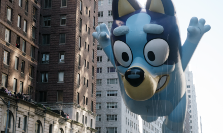 BLUEY MAKES THANKSGIVING PARADE DEBUT