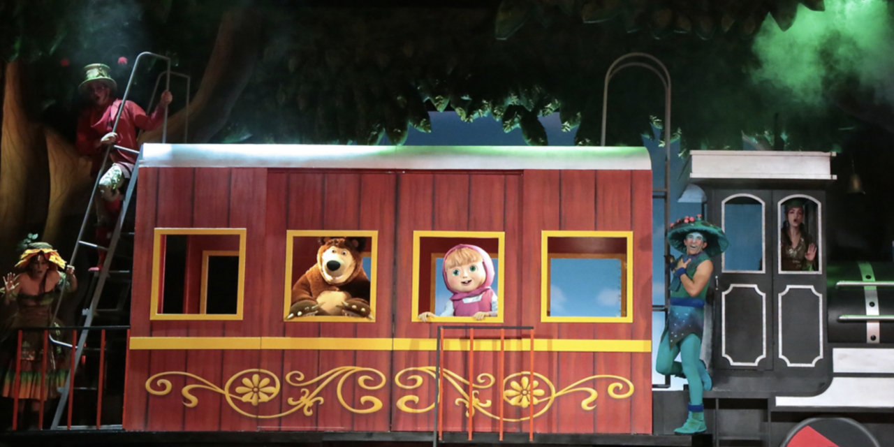 Masha and the bear in a live in the Middle East for the first time