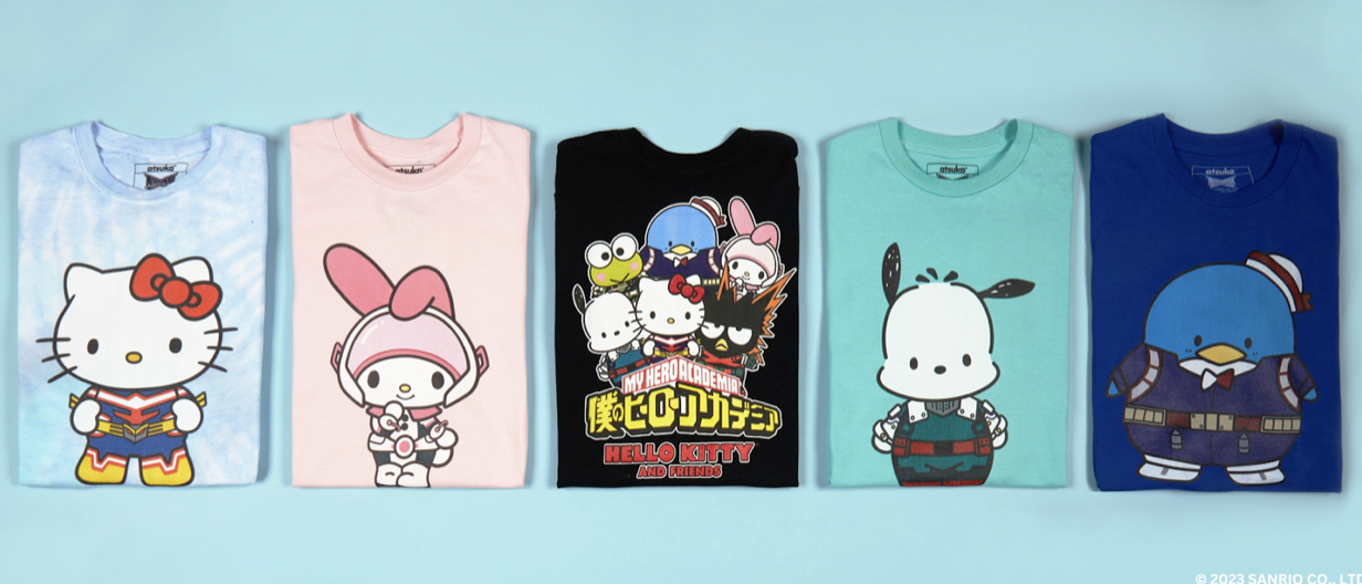 Bioworld’s Atsuko Drops My Hero Academia x Hello Kitty Merch