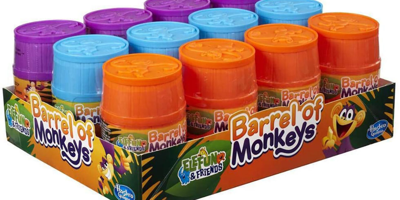 Spin Master and Hasbro Team Up to Have More Fun with Barrel of Monkeys®