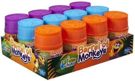 Spin Master and Hasbro Team Up to Have More Fun with Barrel of Monkeys®