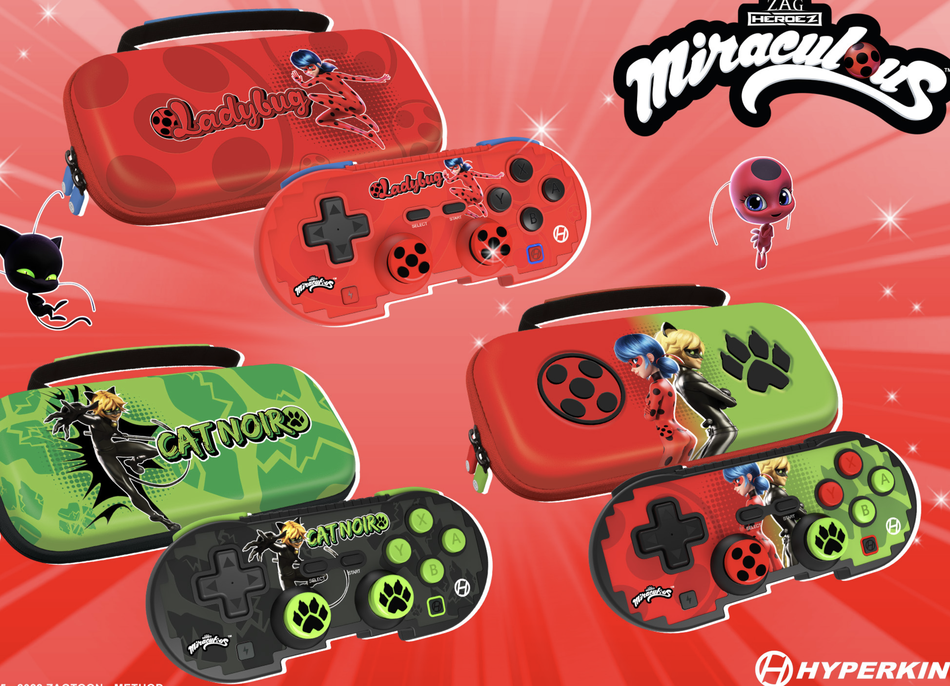ZAG Builds on Gaming Success with Exclusive Miraculous Hardware Accessories  from Hyperkin