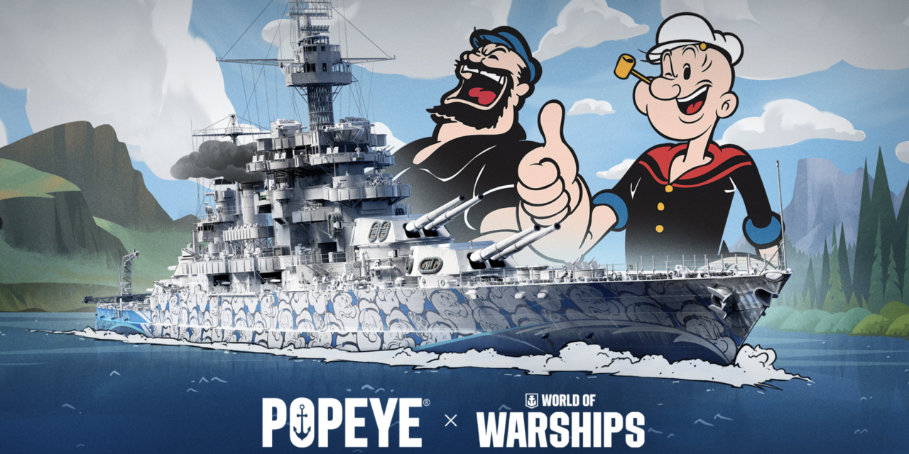 World of Warships announces Popeye the Sailor Man collaboration in support of World Ocean Month