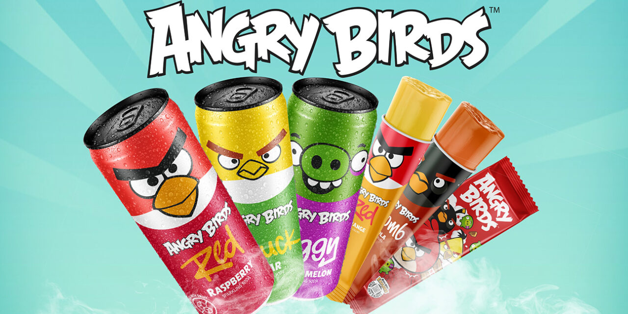 LIVE BRANDS FACTORY LAUNCHES ANGRY BIRDS SODA, ICE CREAM AND CAKE