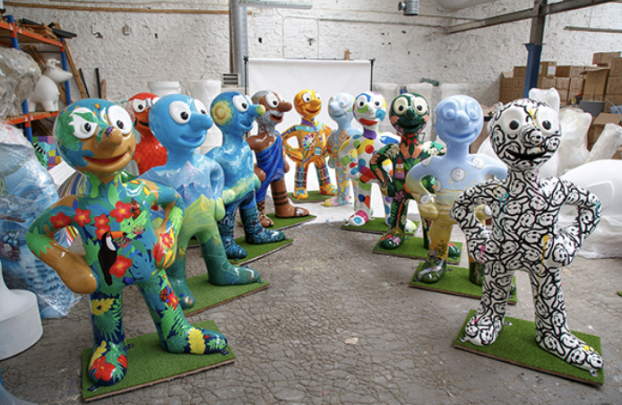 Whizz-Kidz teams up with Aardman to launch first step-free art trail in London