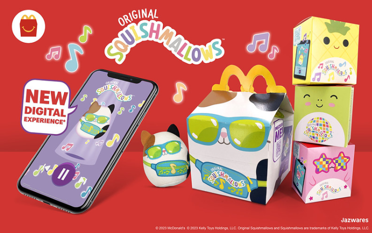 Jazwares Brings Squishmallows to Happy Meals