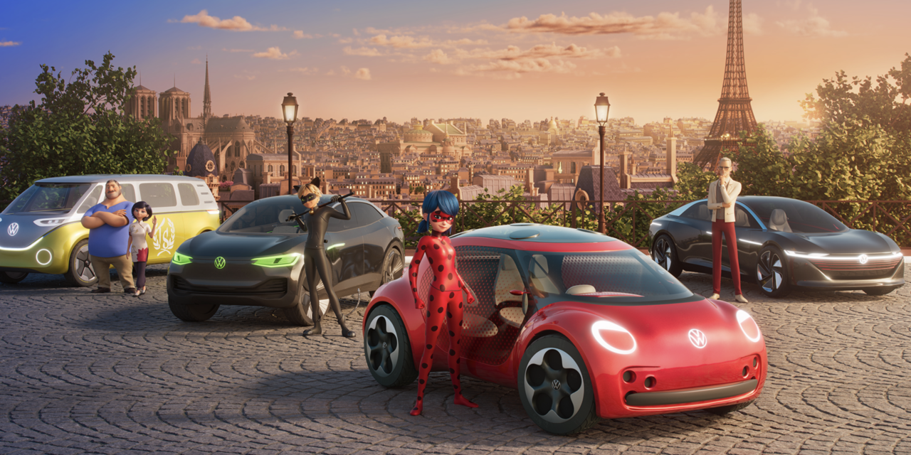 Miraculous & Volkswagen team up for all electric cars for Miraculous Movie