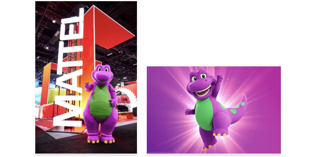 All-new Barney Costume Revealed