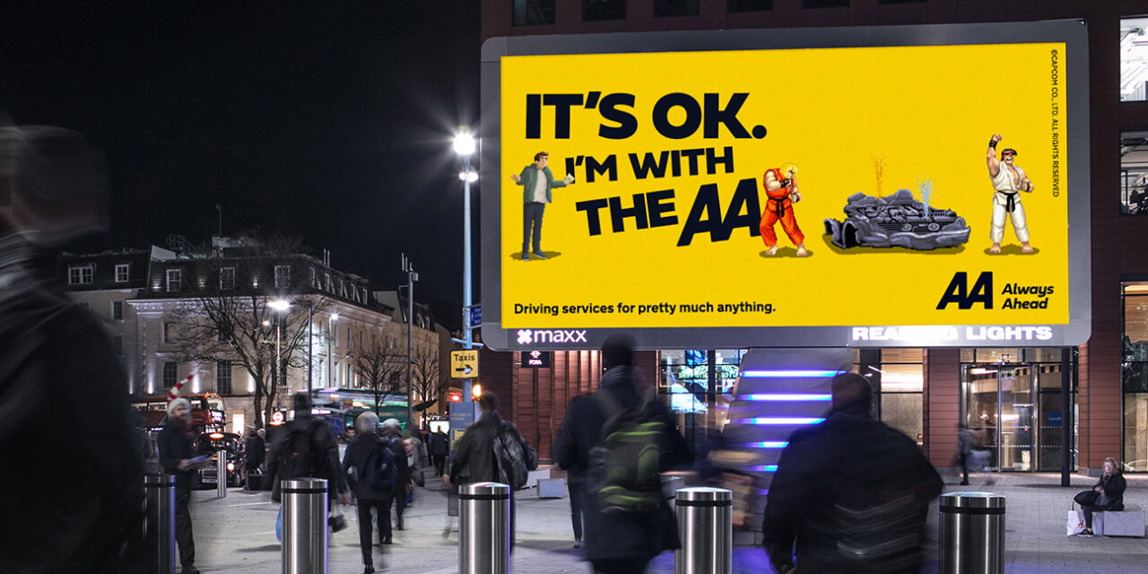 The AA partners with Street Fighter