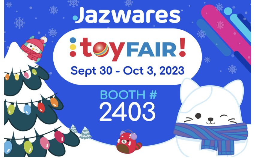 Jazwares Brings Winter Wonderland to New York Toy Fair