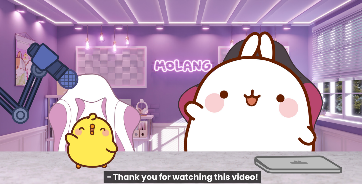 Molang YouTube Channel hits 100K Subscribers in 5 Months
