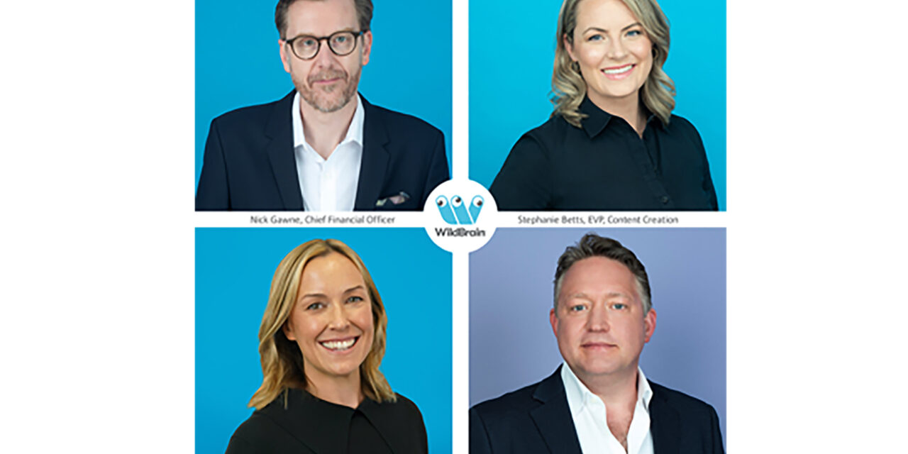 WILDBRAIN REALIGNS EXECUTIVE TEAM