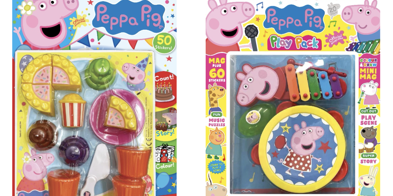 Egmont expands Hasbro rights in the UK two new Peppa magazines