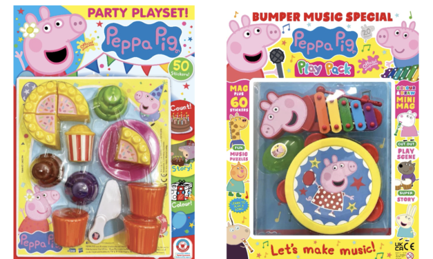Egmont expands Hasbro rights in the UK two new Peppa magazines
