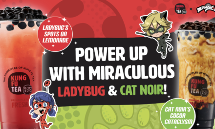 Kung Fu Tea and Miraculous Ladybug and Cat Noir Brew Up Themed Drink Collar